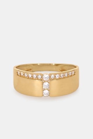 Bague - Or jaune 18 carats