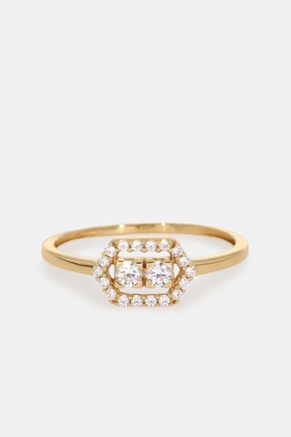 Bague - Or jaune 18 carats