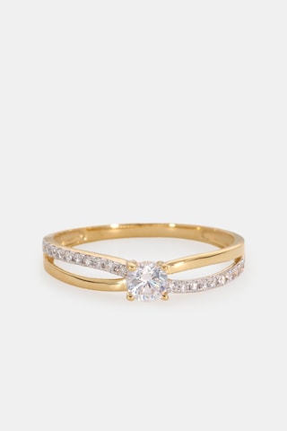 Bague - Or jaune 18 carats