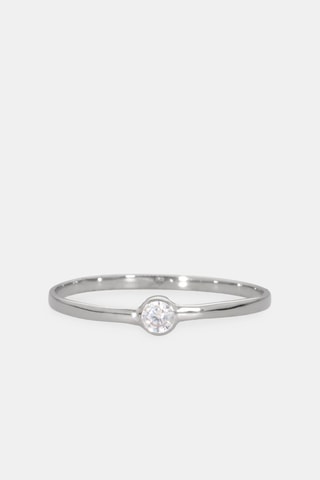 Bague - Or blanc 18 carats