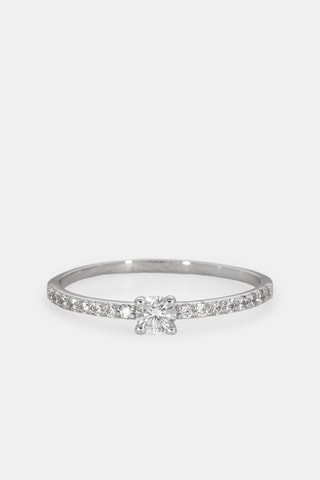 Bague - Or blanc 18 carats