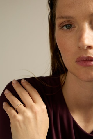 Bague - Or jaune 18 carats
