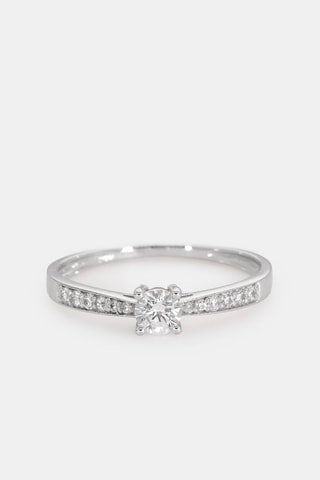 Bague - Or blanc 18 carats