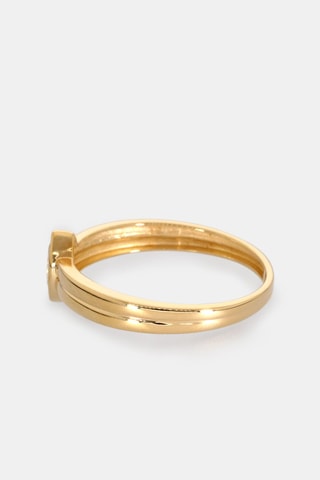 Bague - Or jaune 18 carats et topaze