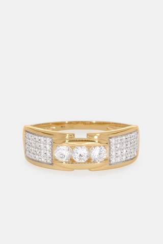 Bague - Or jaune 18 carats