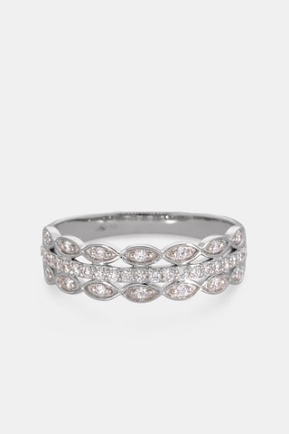 Bague - Or blanc 18 carats
