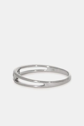 Bague - Or blanc 18 carats et diamants