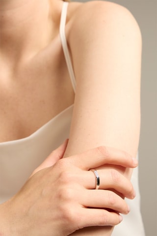 Bague - Or blanc 18 carats et diamants