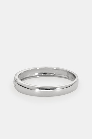 Bague - Or blanc 18 carats et diamants