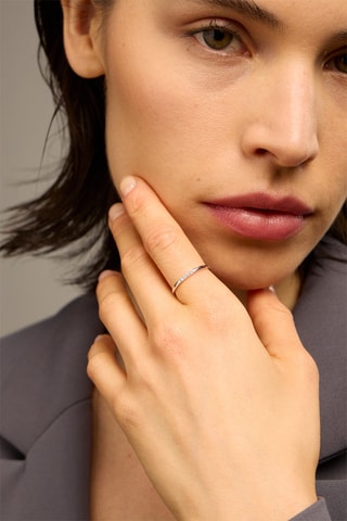 Bague - Or blanc 18 carats