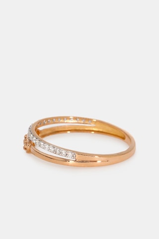 Bague - Or rose 18 carats et diamants