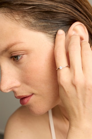 Bague - Or blanc 18 carats