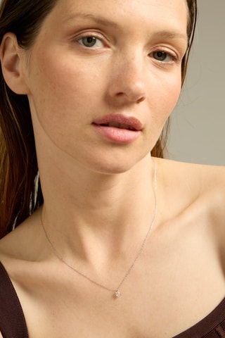 Collier - Or blanc 18 carats