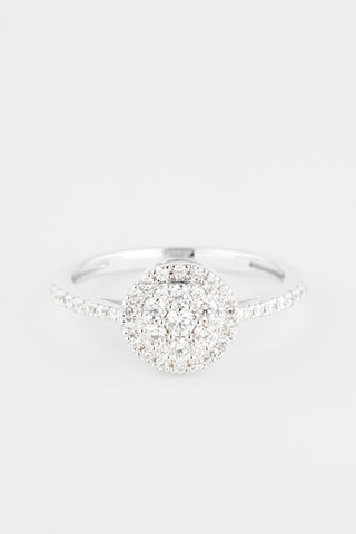 Bague - Or blanc et diamants
