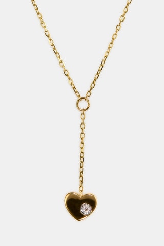 Collier - Or jaune 18 carats et diamant