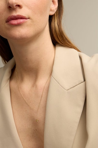 Collier - Or jaune 18 carats et diamant