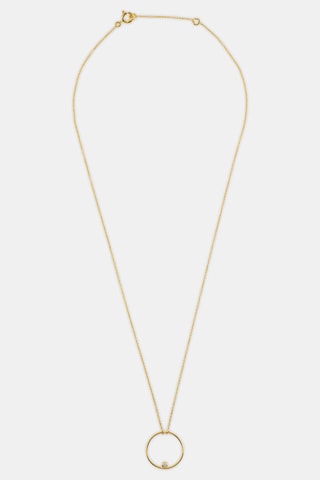 Collier - Or jaune 18 carats et diamant