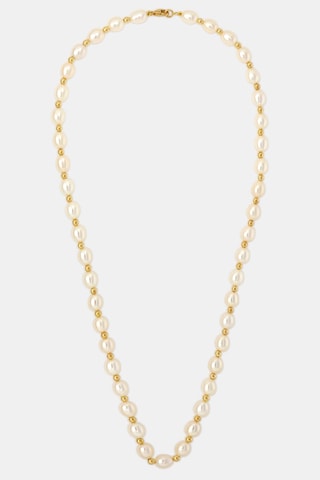 Collier - Or jaune et perles de culture