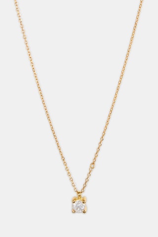 Collier - Or jaune 18 carats et diamant