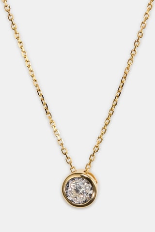 Collier - Or jaune 18 carats et diamant