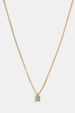 Collier - Or jaune 18 carats et diamant