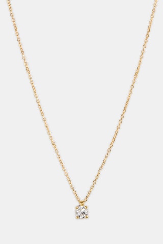 Collier - Or jaune 18 carats et diamant