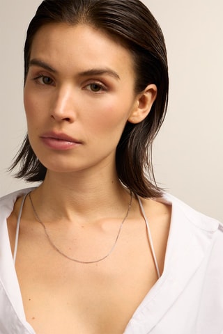 Collier - Or blanc 18 carats