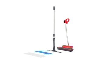 Draadloze Stoombezem Polti Moppy Red
