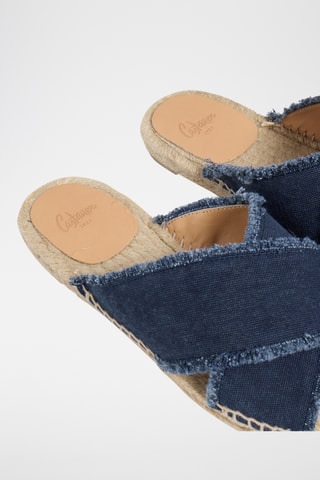 Mules Palmera - Azul-marinho