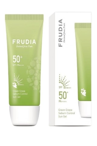 Gel solar SPF 50+ com grainha de uva verde - Para todos os tipos de pele - 50 g