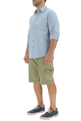Camisa regular 
Azul-claro