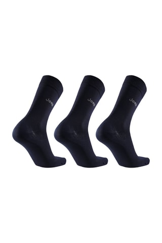 3 pares de meias - Azul-marinho