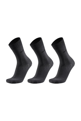 3 pares de meias - Antracite
