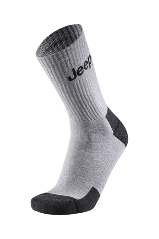 3 pares de meias - Cinzento e preto