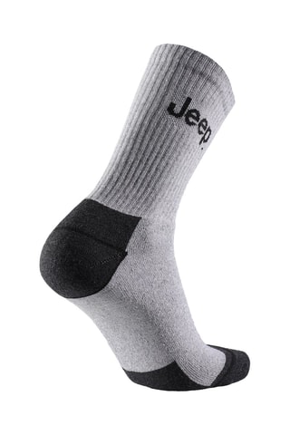 3 pares de meias - Cinzento e preto