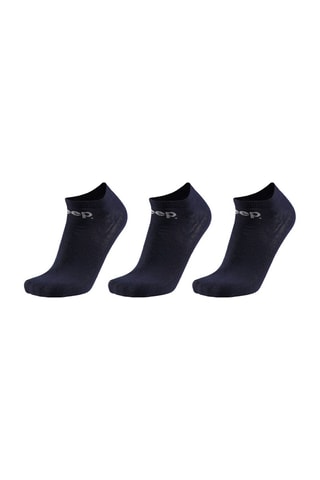 3 pares de meias curtas - Azul-marinho