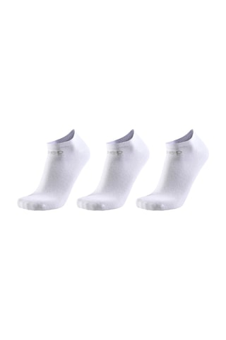 3 pares de meias curtas - Branco