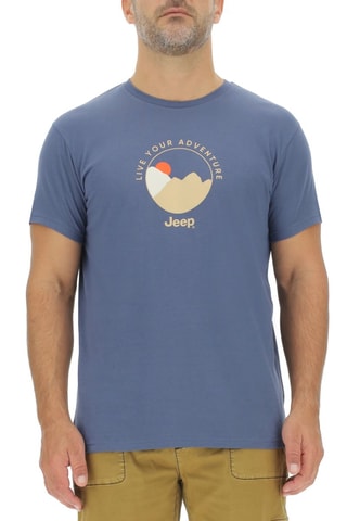 T-shirt com capuz - Azul