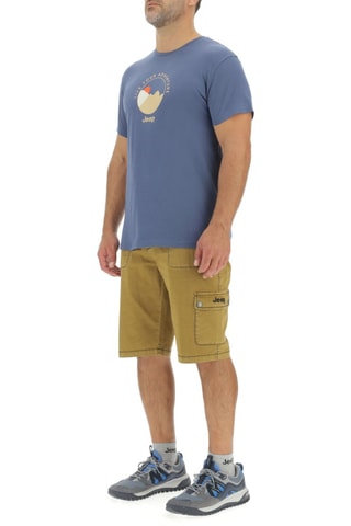 T-shirt com capuz - Azul