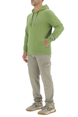 Sweat com capuz - Verde-claro