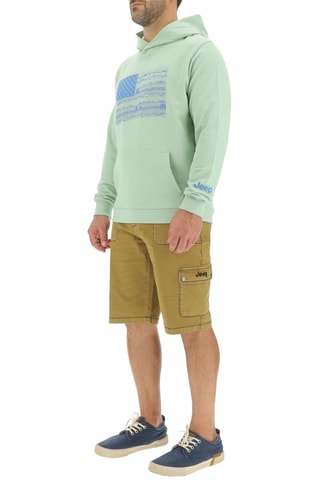 Sweat com capuz 
Verde