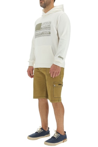 Sweat com capuz 
Branco