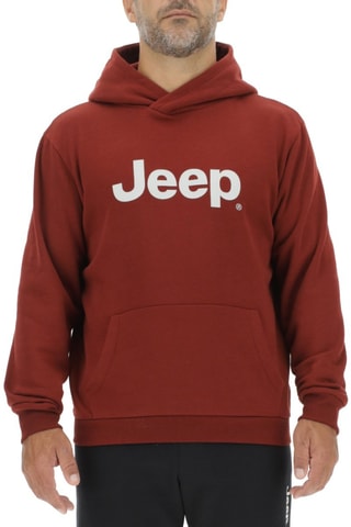 Sweat com capuz - Vermelho
