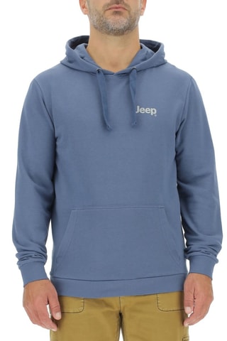 Sweat com capuz - Azul
