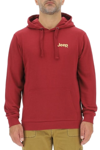 Sweat com capuz - Vermelho