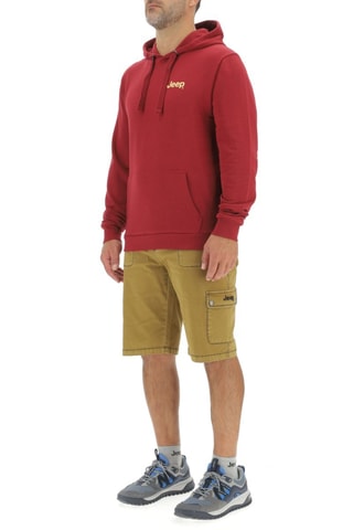 Sweat com capuz - Vermelho