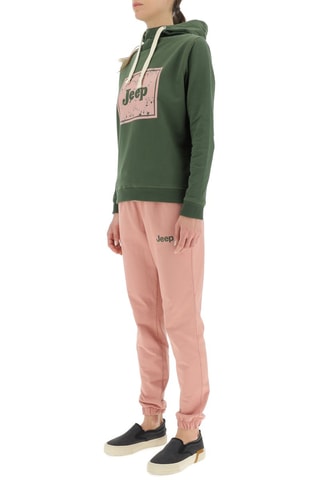 Sweat com capuz 
Verde