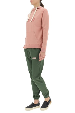 Sweat com capuz 
Rosa