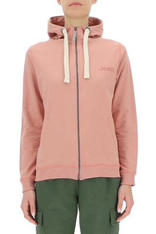 Sweat com capuz 
Rosa