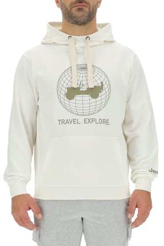 Sweat com capuz 
Branco